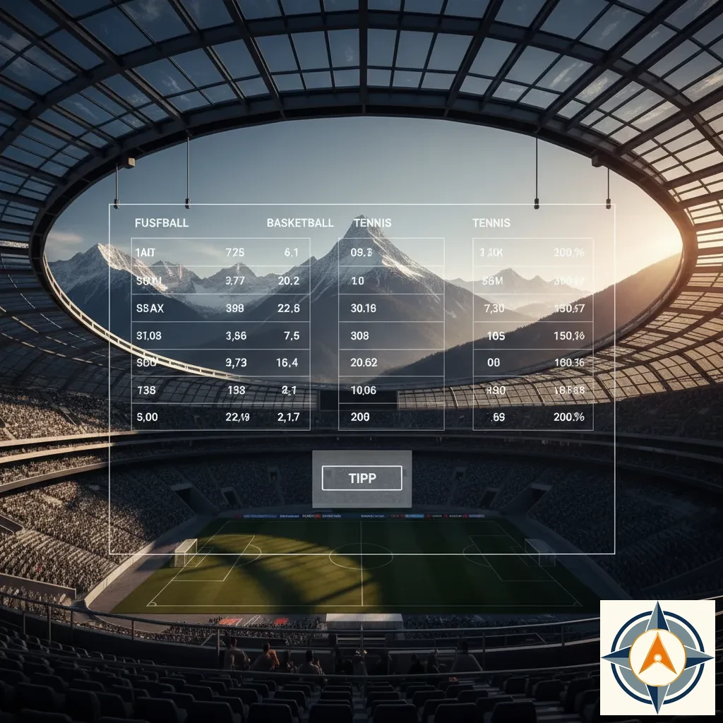 Smartphone mit mobiler Sportwetten-Oberfläche